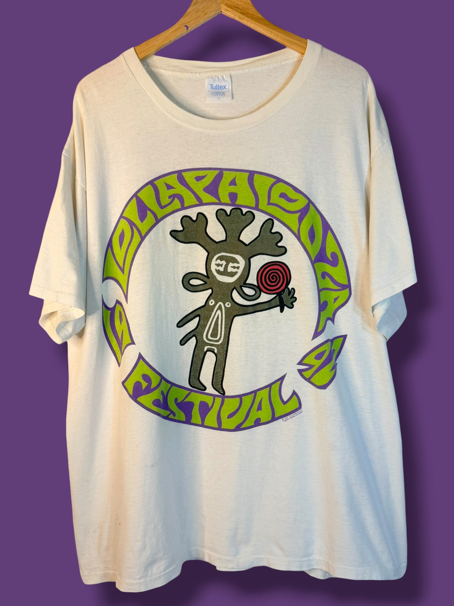 Vintage 1992 Lollapalooza Festival T-Shirt 2XL