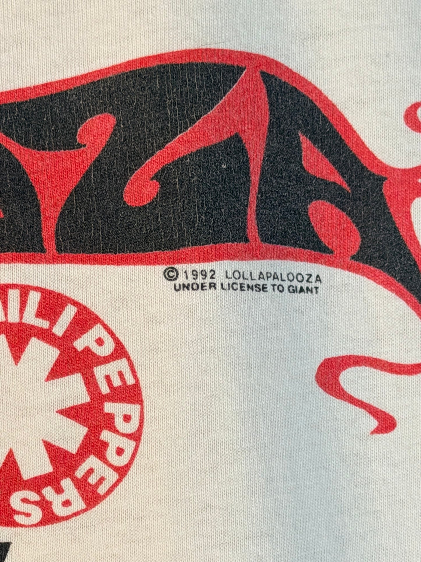 Vintage 1992 Lollapalooza Festival T-Shirt 2XL
