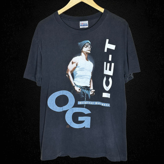 Vintage 1991 ICE-T Original Gangster T-Shirt L