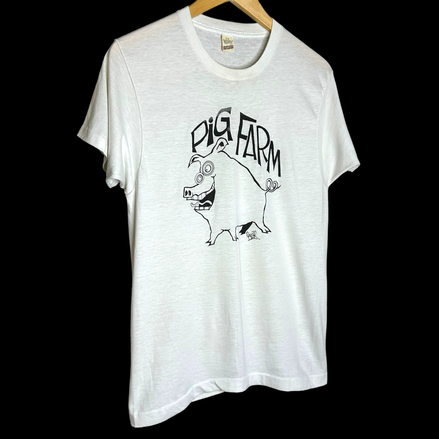 Vintage 80’s Pig Farm t-shirt L