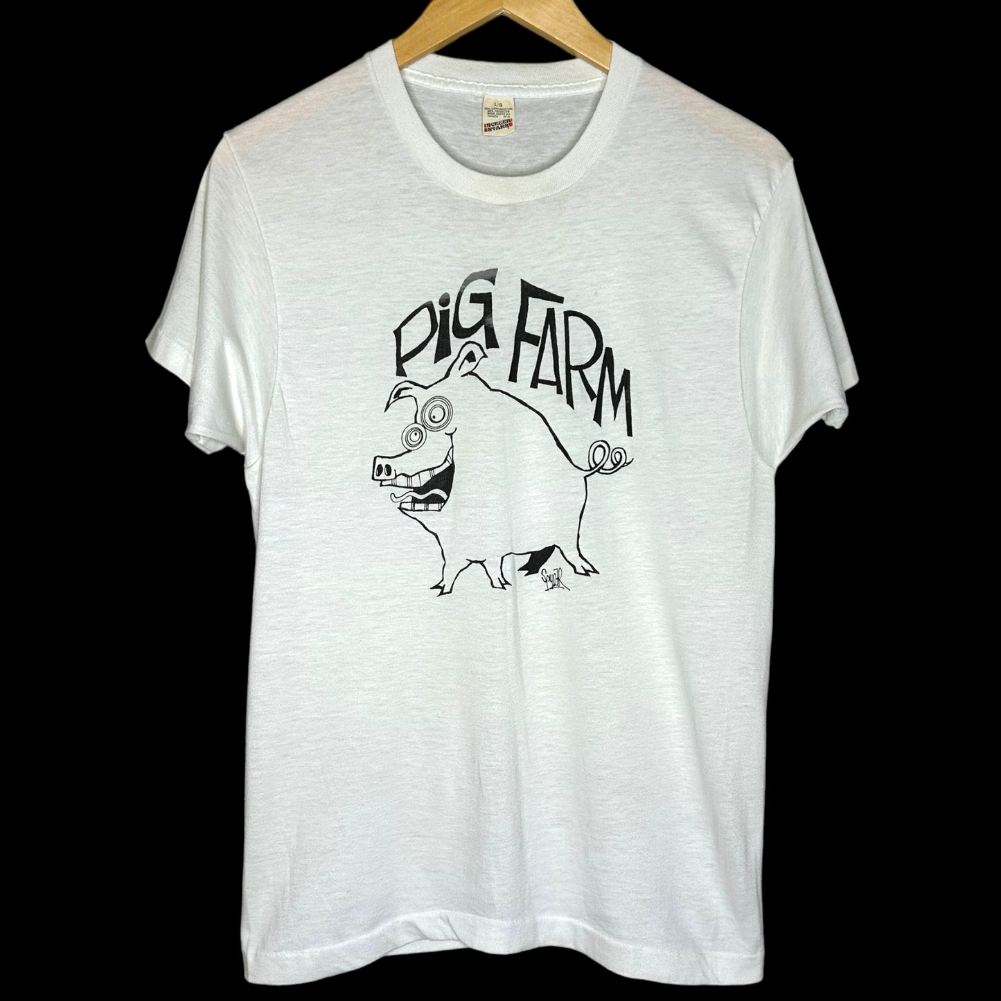 80’s Pig Farm t-shirt L