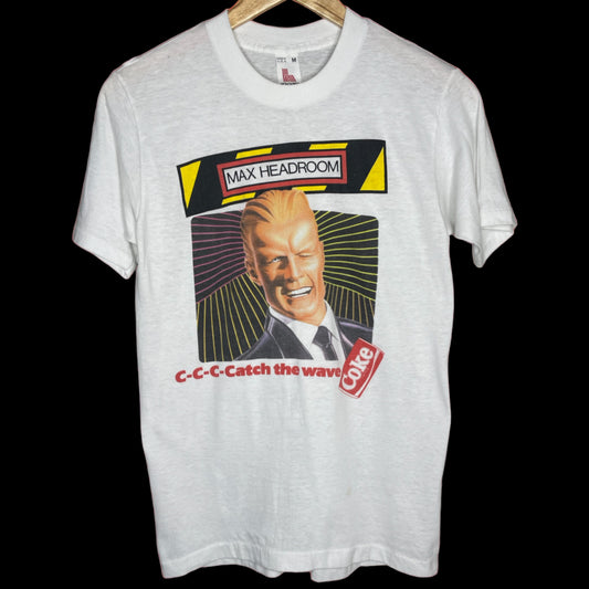 Vintage 80’s Max Headroom Coke t-shirt S