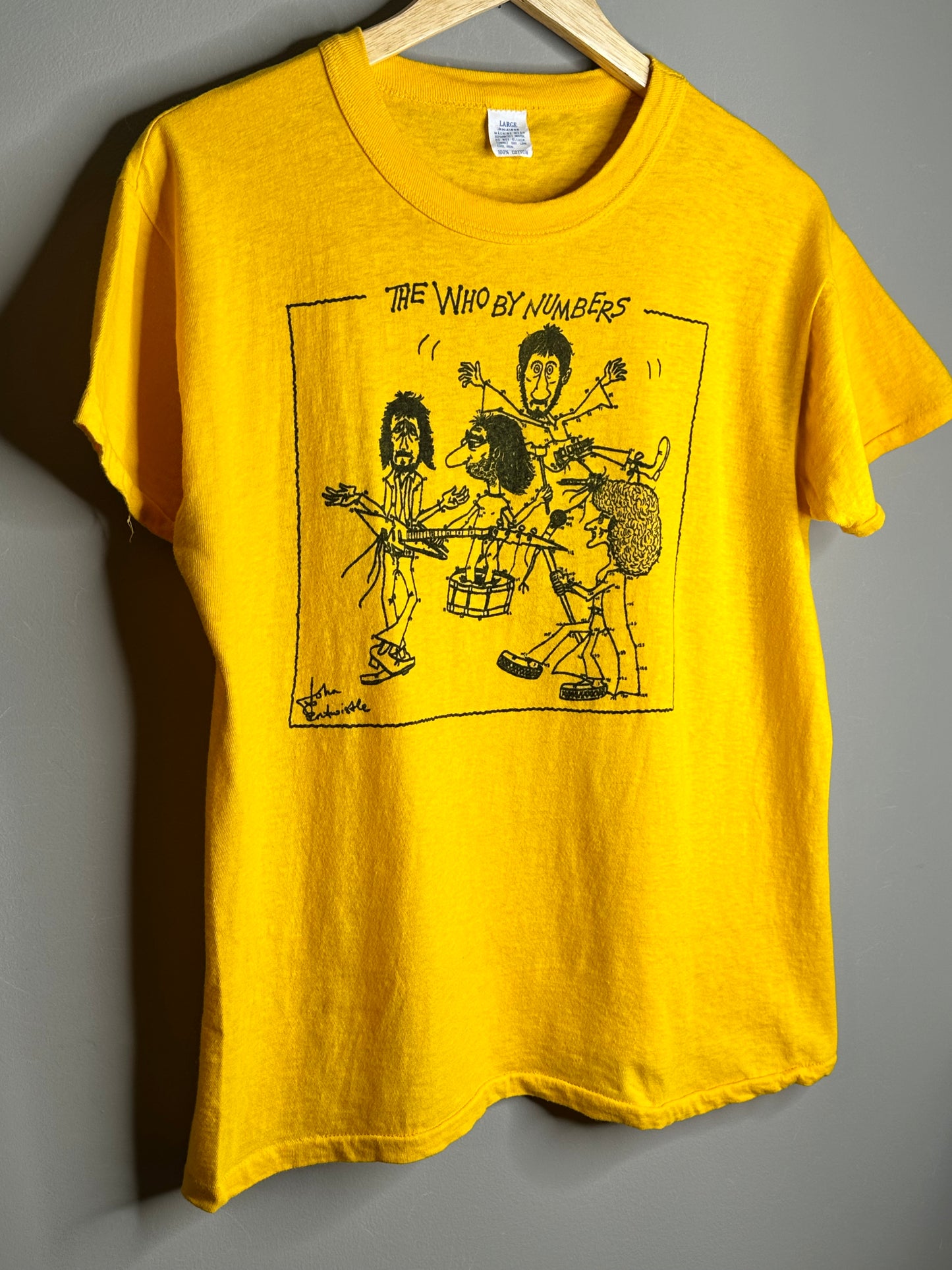 1975 The Who - By Numbers t-shirt