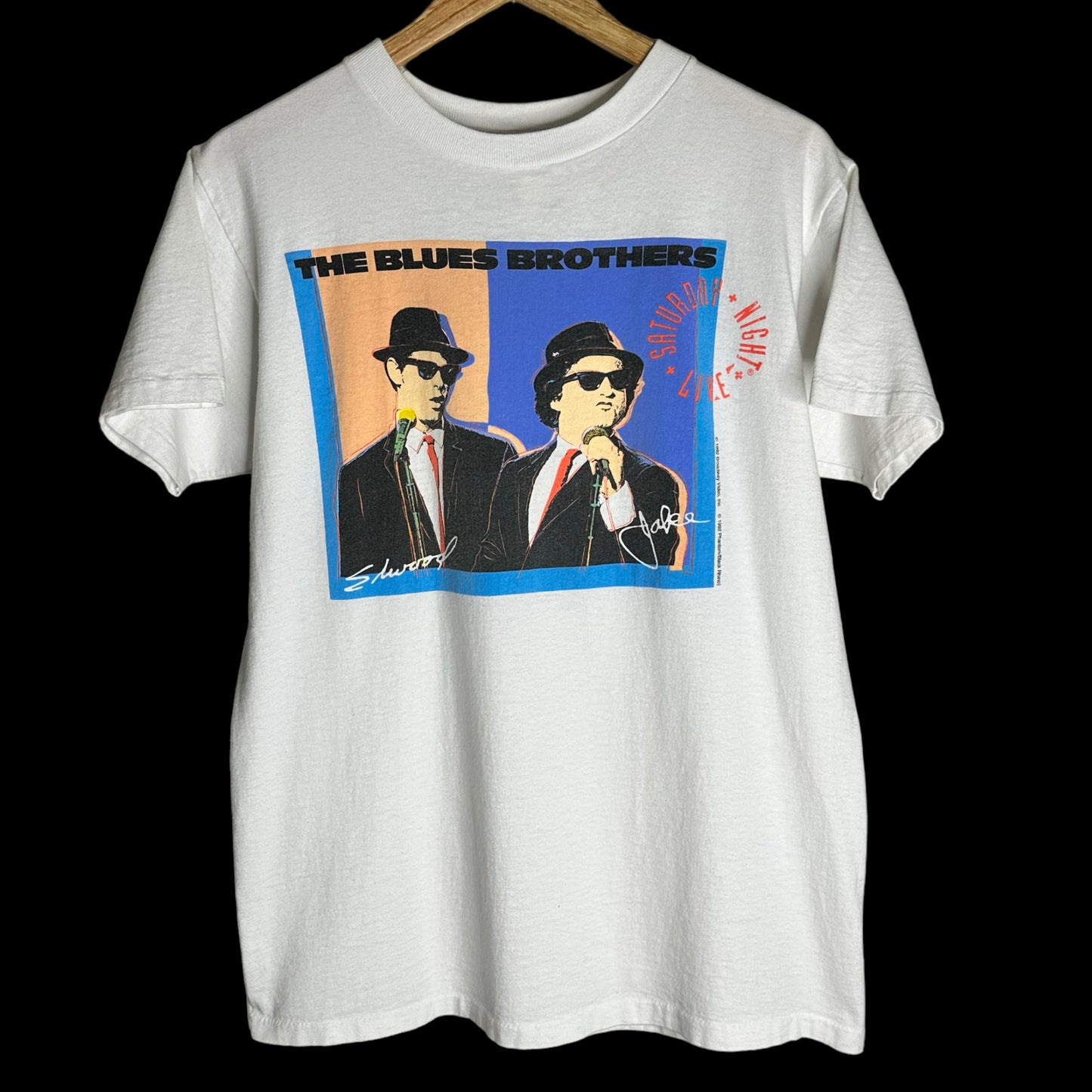 Vintage 1992 BLUES BROTHERS SNL t shirt L