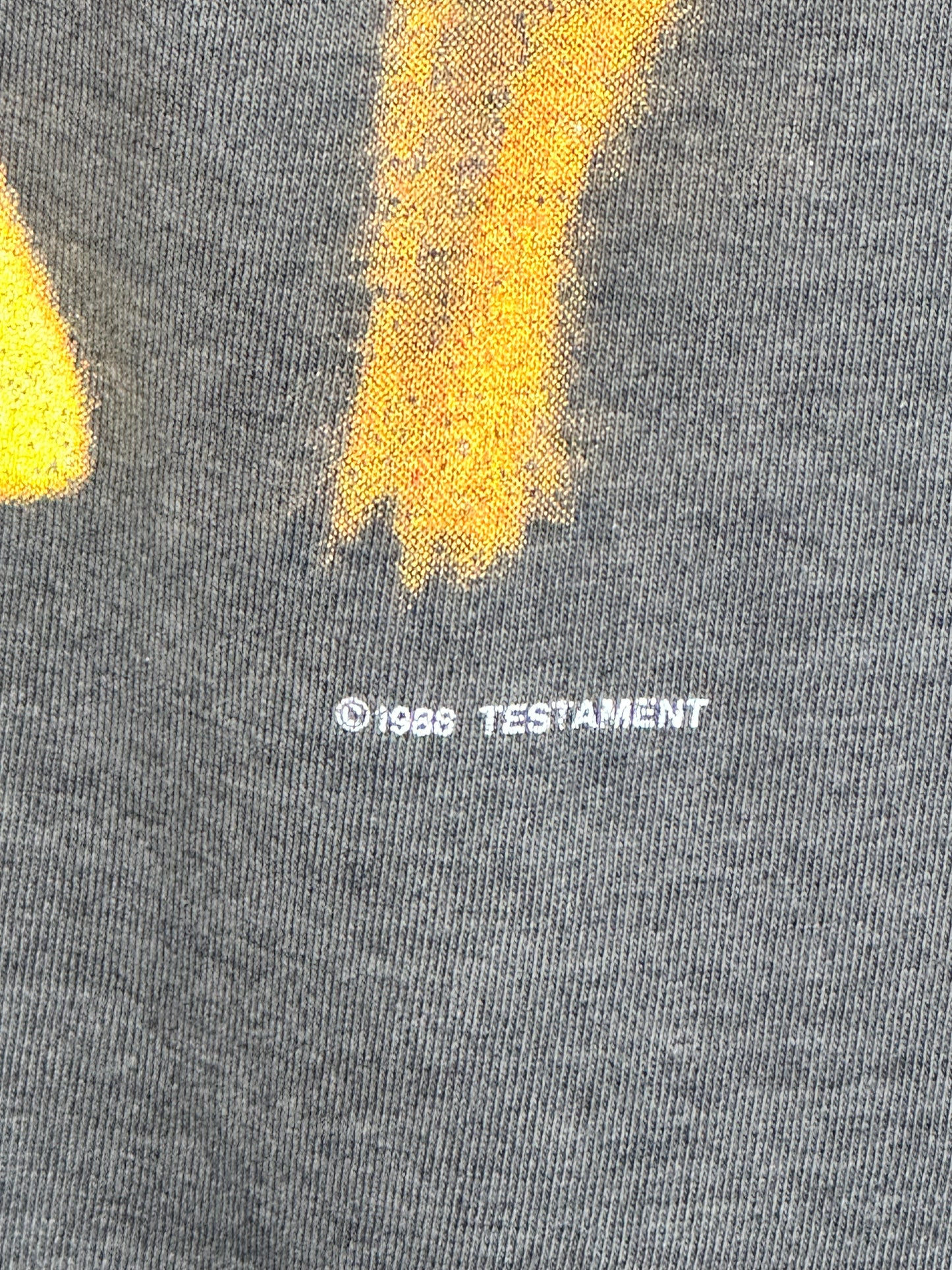 Vintage 1988 TESTAMENT Trial By Fire t-shirt L